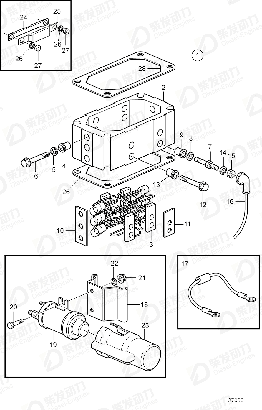 volvo penta Washer 955894 Drawing volvo penta Washer 955894 Drawing